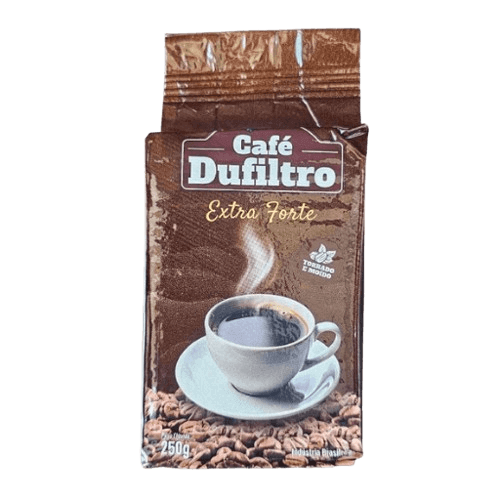Caja de Café Dufiltro Extra Fuerte – 250g Tostado y Molido - Vista 1